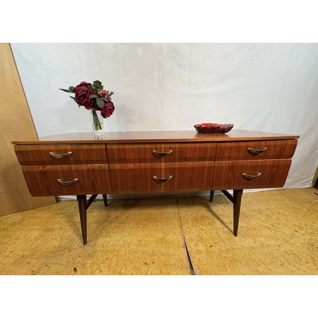Mid-Century Tola Wood Sideboard by Alphons Loebenstein for Meredew, 1960s For Sale - Image 11 of 12
