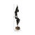Black Elemental Leaf Sculpture - Large For Sale - Image 11 of 11