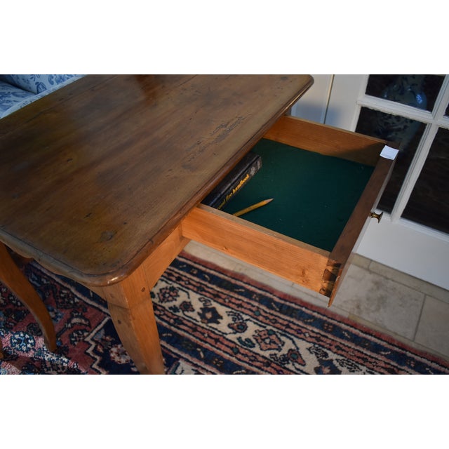 18th Century French Fruitwood Side Table in the Country Louis XV Style For Sale - Image 4 of 4
