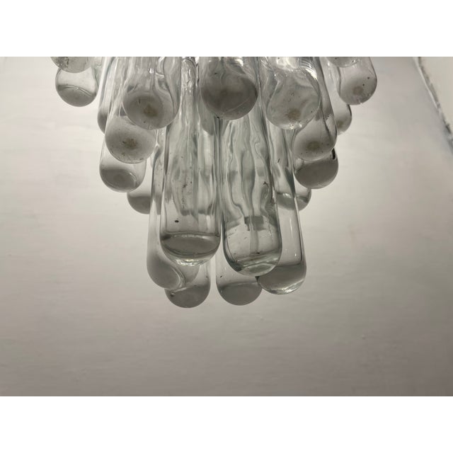 Murano Glass Tube Chandelier by Venini, 1970s For Sale - Image 6 of 14