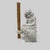 Up for sale is a stunning, large-scale porcelain figurine standing at 10.5 inches tall. This piece features a charming,...