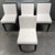 Design Plus Gallery presents a Set of Four Morgan Fabric Dining Side Chairs from Restoration Hardware. The Morgan...