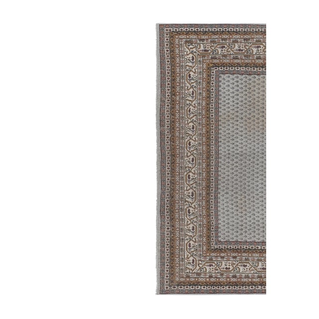 Mid-Century Modern 1960s Vintage Square Caucasian Rug 7'10'' X 8'3'' For Sale - Image 3 of 13