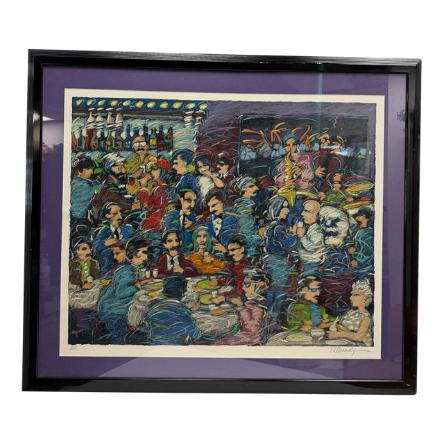 Large James Talmadge Signed Mid-Century Artist’s Proof Serigraph For Sale