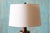 Mid-Century Modern 1960s Gordon and Jane Martz M191 Lamp for Marshall Studios Matte Brown Vertical Stripes For Sale - Image 3 of 8