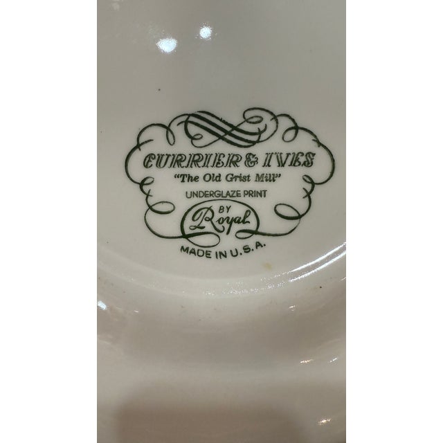 Large Collection of Currier & Ives Vintage Dish Set, With Glasses (70 Pieces Total) For Sale - Image 18 of 18