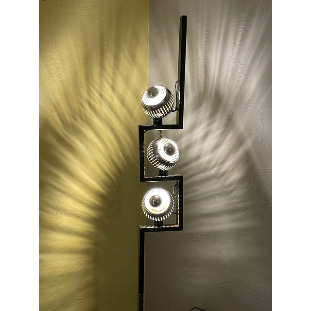 Original Eyeball Floor Lamp by Angelo Lelii for Arredoluce, 1960s Marble Base For Sale - Image 17 of 17