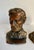 Here is a handsome pair of vintage Abraham Lincoln bookends dating to the 1930s–1950s. They are cast in a solid metal...