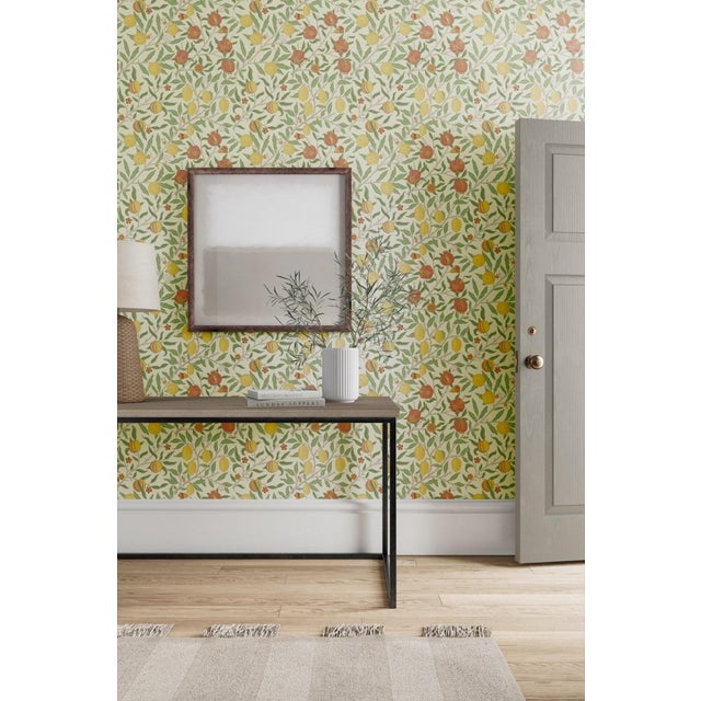 First produced as a wallpaper in 1864 Fruit is one of Morris‚Äôs earliest designs. Displaying an abundance of ripened...