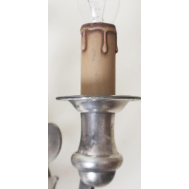 Baroque Baroque Silver Wall Sconce by Sciolari, Italy, 1960s For Sale - Image 3 of 10