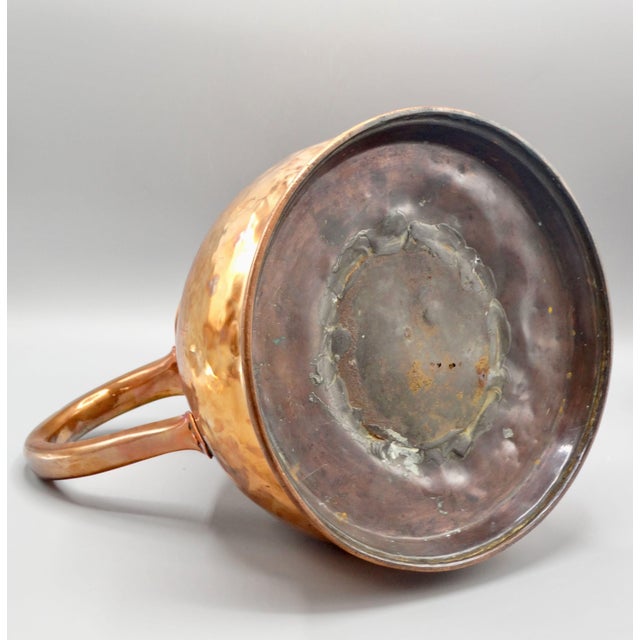 Copper 19th-Century English Copper Gallon Ale Pitcher / Measure For Sale - Image 8 of 11