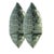Textile Set of 2 Textured Green Tweed Pillows With Crushed Velvet Back – 22" For Sale - Image 7 of 7