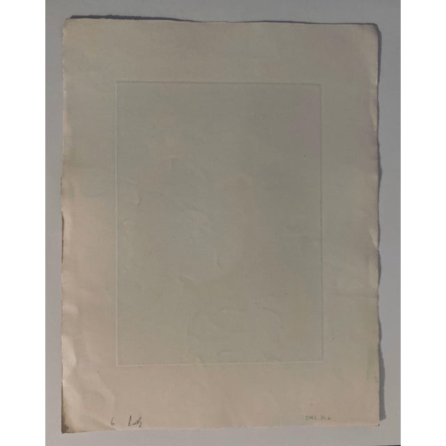 Late 20th Century Dora Szampanier, Etching of destroyed synagogue - Lodz, Poland For Sale - Image 5 of 6