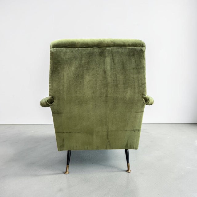 Set of Armchair and Ottoman, 1950s For Sale - Image 6 of 10