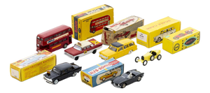 Vintage European Miniature Cars, Set of 6