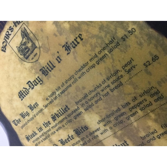 Vintage Menu Waterloo Iowa 1972 Man Cave For Sale - Image 10 of 11