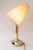 Art Deco Alpaca/Brass Table Lamp with Fabric Shade Vienna, Austria, 1920s For Sale - Image 18 of 18