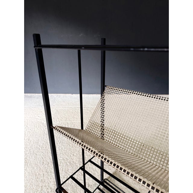 Pilastro Mid-Century Industrial Newspaper Rack from Pilastro, Netherlands, 1950s For Sale - Image 4 of 13