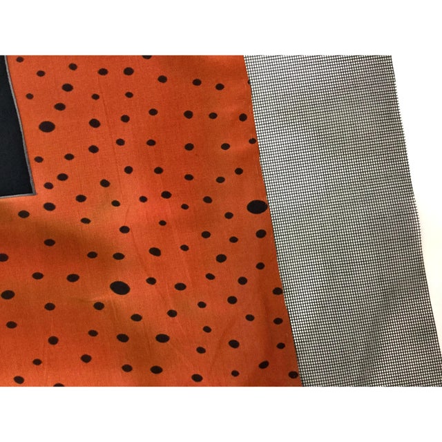 Hand-Painted Silk Scarf Leopard Jungle Theme For Sale In Portland, ME - Image 6 of 9