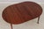 Brown Cherry Round Country Style Dining Room Table For Sale - Image 8 of 17