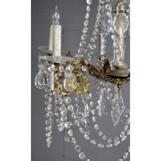 Victorian 19th Century Country French Chandelier For Sale - Image 3 of 10