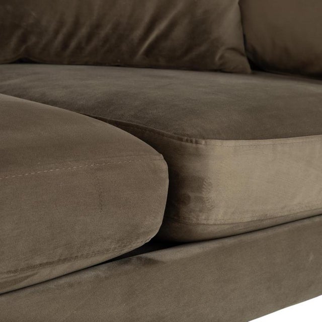 Scandinavia 3-Seater Sofa in Olive Fabric from Bolia For Sale - Image 5 of 11