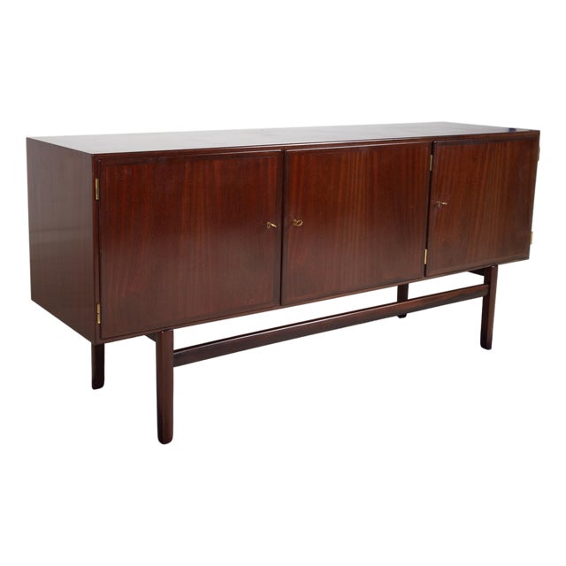 Mid-Century Wooden Sideboard by Ole Wanscher For Sale