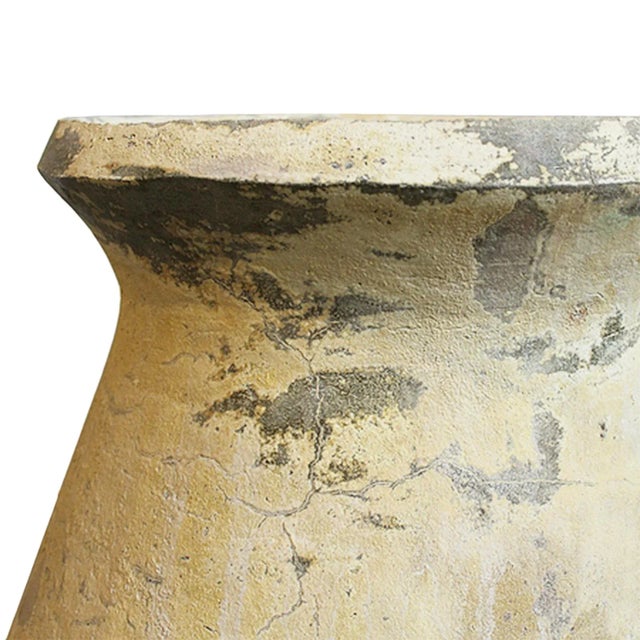 Vintage Mundra Yellow Earth Ware Pot Planter For Sale - Image 4 of 6