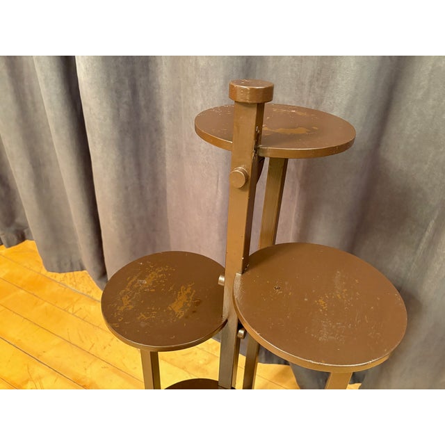 Wood Flower Stand attributed to André Groult, France, 1920s For Sale - Image 7 of 13