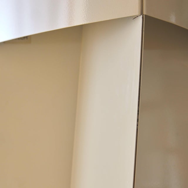 Danish "Slack I" Ivory Metal Floor Lamp by Mart Van Schijndel for Martech, 1979 For Sale - Image 11 of 11
