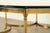 LaBarge Hollywood Regency Brass and Glass Hooved Feet Cocktail Table, Circa 1960s For Sale - Image 9 of 14