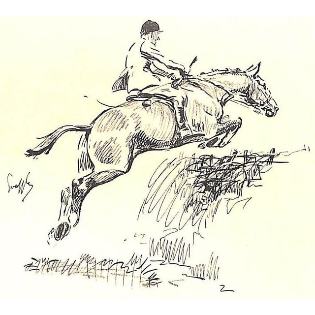 "'Osses and Obstacles" 1935 Charles "Snaffles" Johnson Payne For Sale - Image 13 of 16