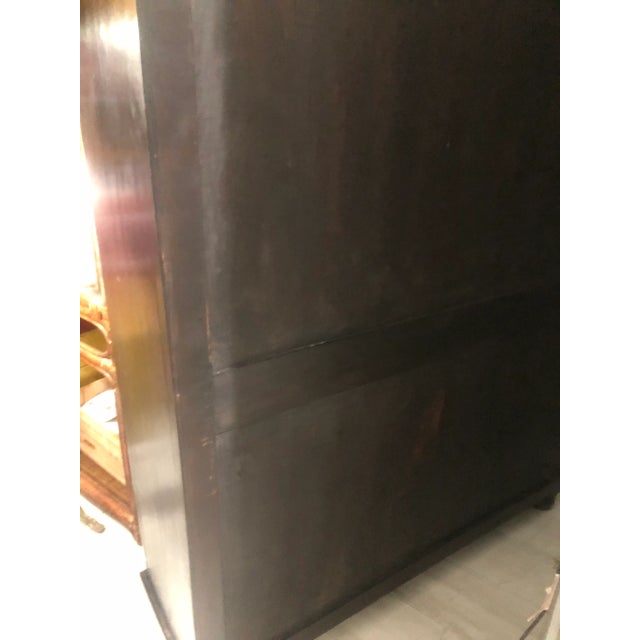 Late 20th Century Vintage Carved Indonesian Open Bookcase For Sale - Image 5 of 8