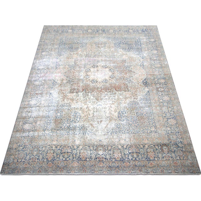 1940s Persian Kerman Rug For Sale In Los Angeles - Image 6 of 6