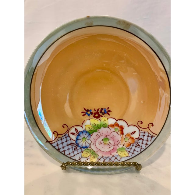 1930s Japanese Lusterware Complete Tea Set for Six- 21 Pieces For Sale - Image 10 of 11