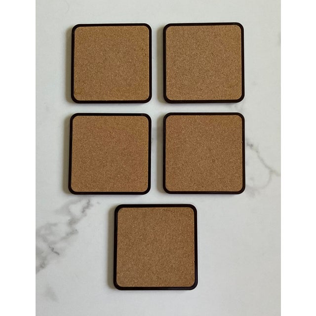 2000 - 2009 Fruit and Vegetable Printed Coaster Set For Sale - Image 5 of 7