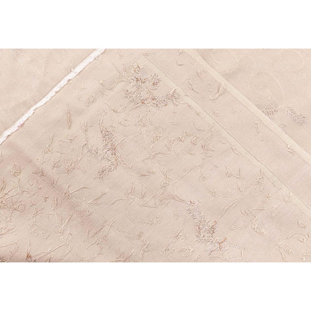 Textile Contemporary Aubusson Design Beige Rug by Eric Cohler for Doris Leslie Blau For Sale - Image 7 of 7
