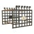 Antique Wrought Iron Box Shaped Fireplace Box For Sale