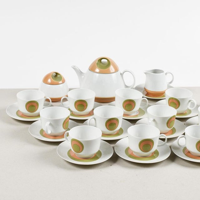 Ceramic Tea Service from Whldsassen Bavaria, Set of 27 For Sale - Image 7 of 9