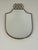 Gio Ponti Vintage Mirror with Brass Edge by Gio Ponti, 1950s For Sale - Image 4 of 12
