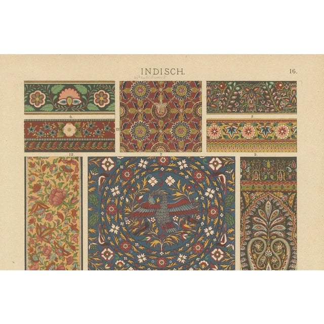 Late 19th Century Intricate Indian Craftsmanship in Dolmetschs, 1887, Paper, Set of 2 For Sale - Image 5 of 9