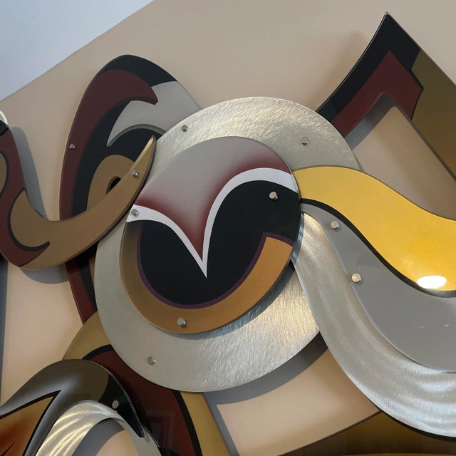 Shlomi Haziza H Studio Abstract Art Earth Tones Contemporary Modern Vision Wall Sculpture For Sale In Saint Louis - Image 6 of 11