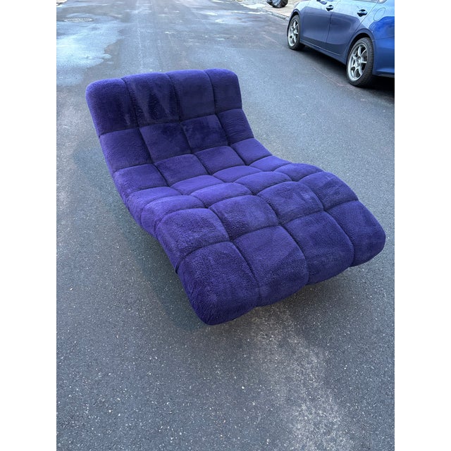 1970s Adrian Pearsall Style Wave Lounge/ Chaise For Sale - Image 9 of 11