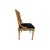 Mid 20th Century Bamboo Rattan Chair With Black Lacquer Detail For Sale - Image 4 of 6
