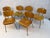 Mid-Century Modern Set of Six Vintage Molded Plywood and Metal Chairs For Sale - Image 3 of 14