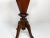 Brown Antique Inlaid Chess Trumpet Sewing Table For Sale - Image 8 of 15