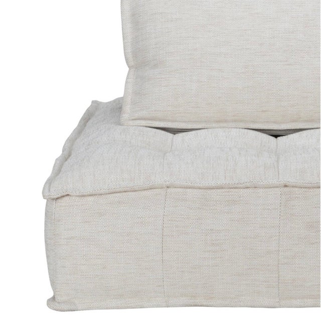 Low Krissa Beige Modern Chair Sofa For Sale In Los Angeles - Image 6 of 7