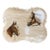 Porcelain Equestrian Tray/Plate With Hand-Painted Horse Portraits For Sale