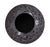 Contemporary Chiseled Texture Black Iron Globe Vase- Small For Sale - Image 3 of 8