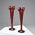 Pair of large glazed ceramic vases made by Delphin Massier at the end of the 19th century. Slender in form, they rest on...